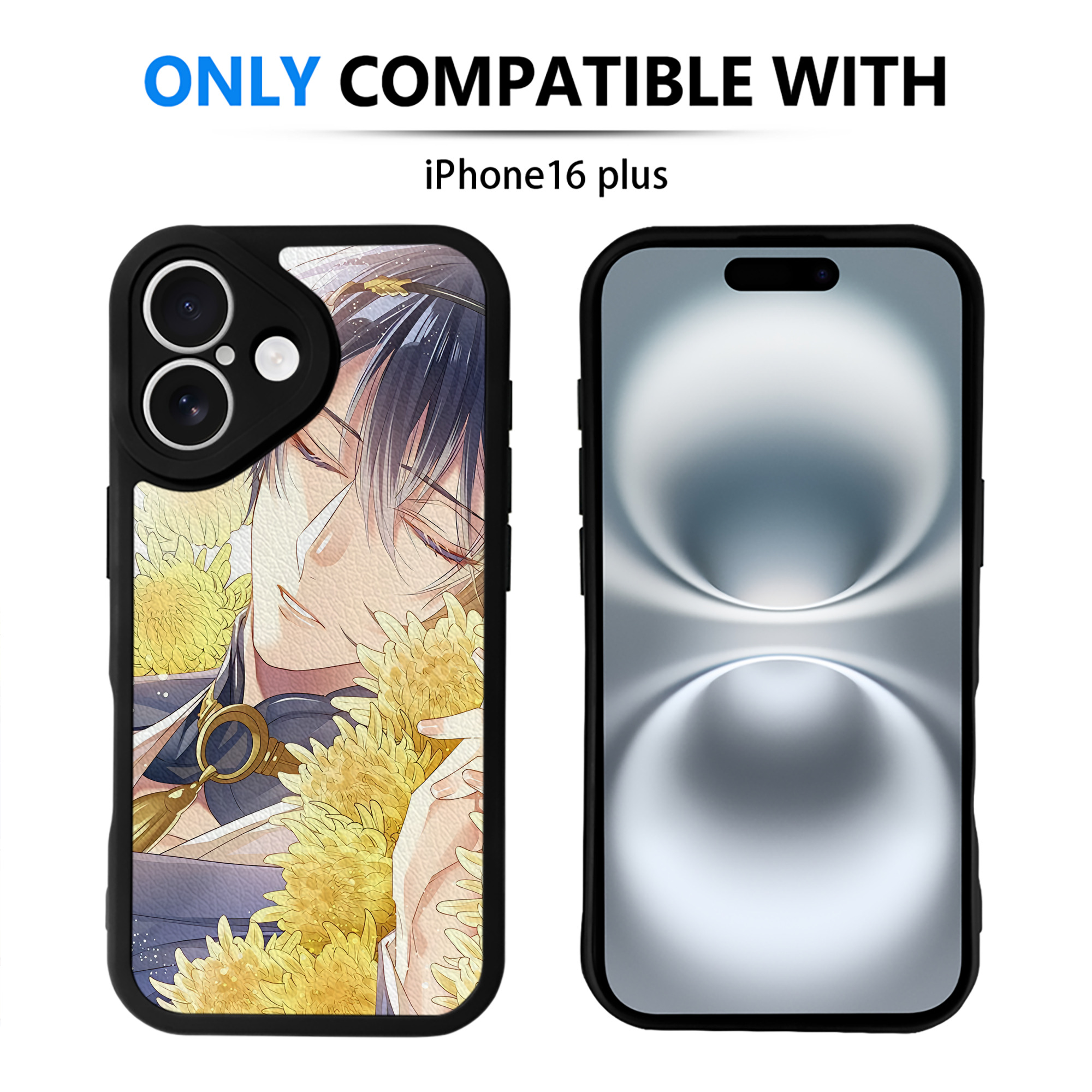 （画像用） 刀剣乱舞 Touken Ranbu 【iPhone 16シリーズ対応】シリコンスマホケース（レザー調） 材質：シリコン
